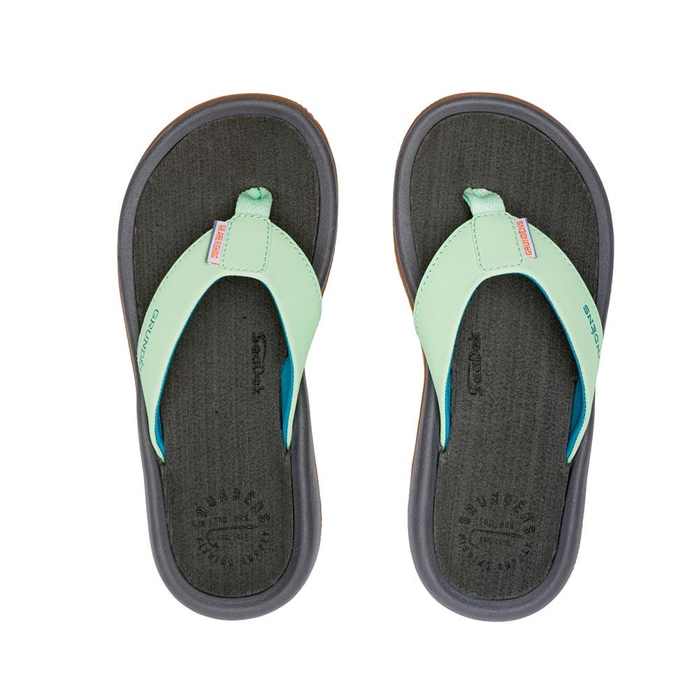 Grundens DeckMate 3 Point Sandal Women's in Pastel Green